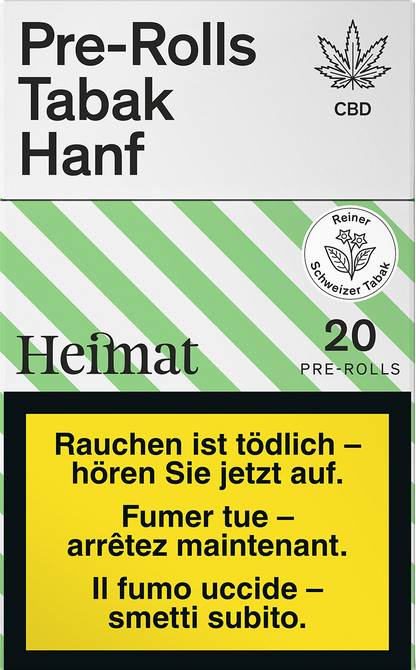 Heimat Tabak & Hanf CBD Zigaretten
