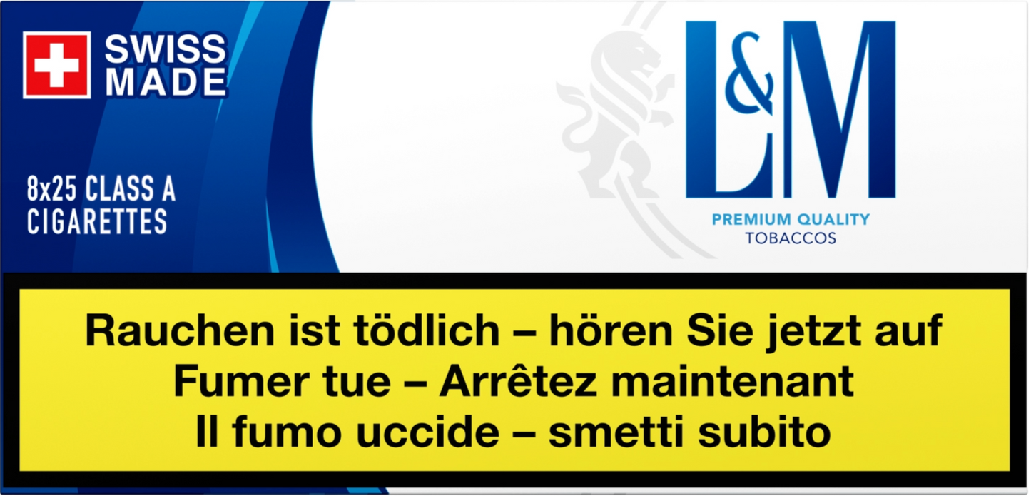 L&M Blue Label Ks Box Big Pack 25 Zigarettenstange