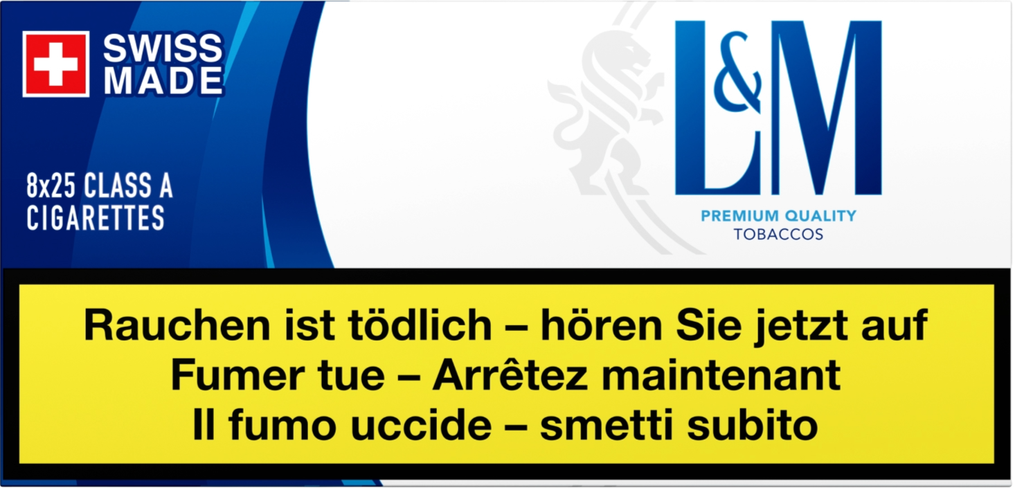 L&M Blue Label Ks Box Big Pack 25 Zigarettenstange