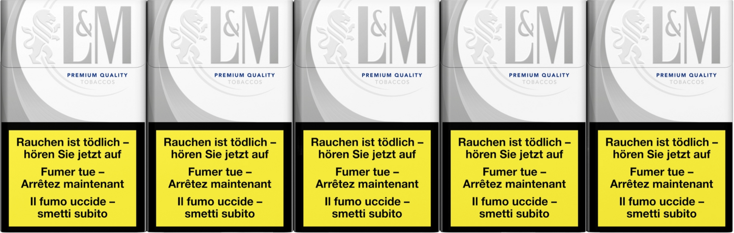 L&M Silver Label Box Zigarettenstangen