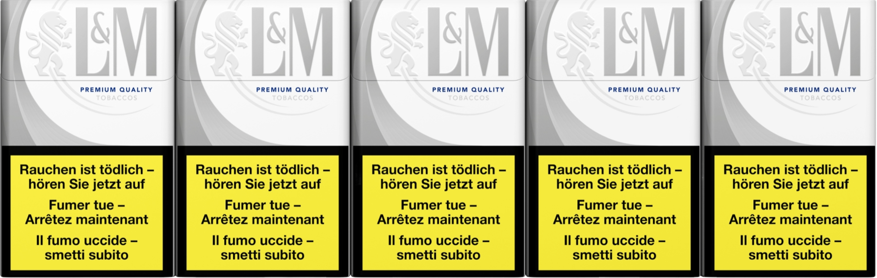 L&M Silver Label Box Zigarettenstangen