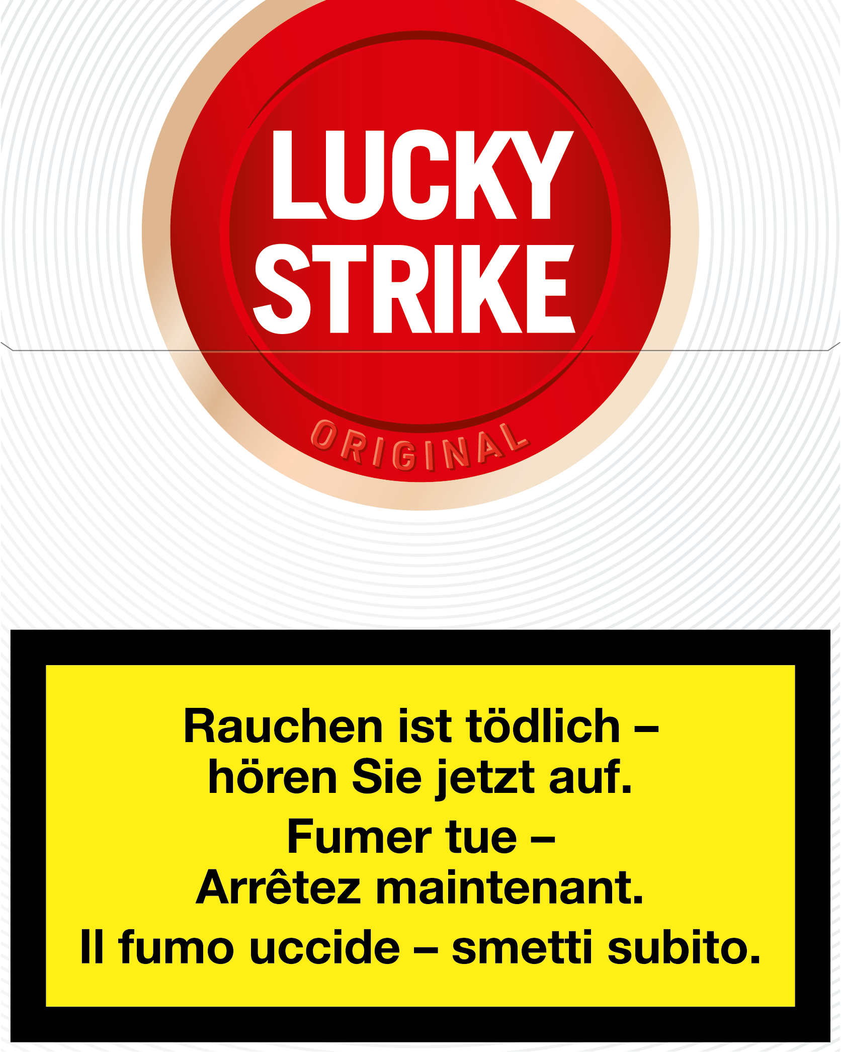 Lucky Strike Original Box 25er Big Pack Zigaretten