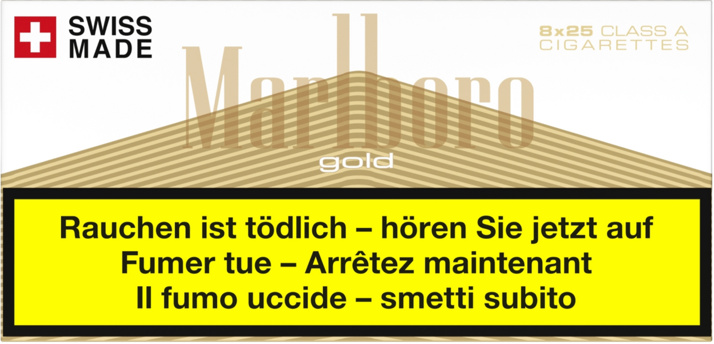 Marlboro Gold Box Big Pack 25 Zigarettenstangen