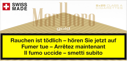 Marlboro Gold Box Big Pack 25 Zigarettenstangen
