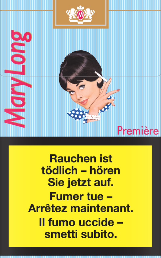 MaryLong Erste Premiere Box Zigaretten