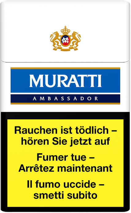 Muratti Ambassador Blue Box Zigaretten