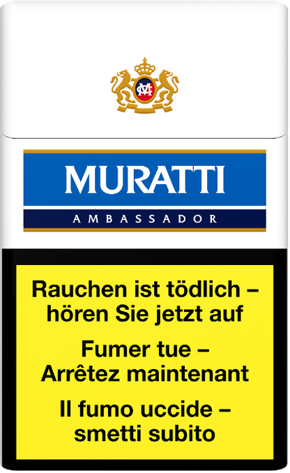 Muratti Ambassador Blue Box Zigaretten