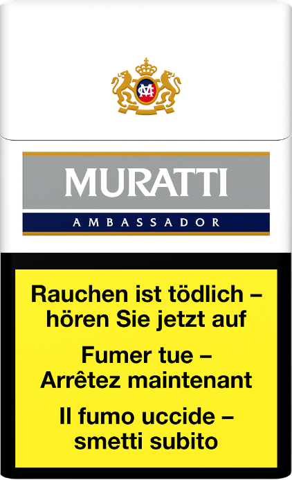 Muratti Ambassador Silver Box Zigaretten