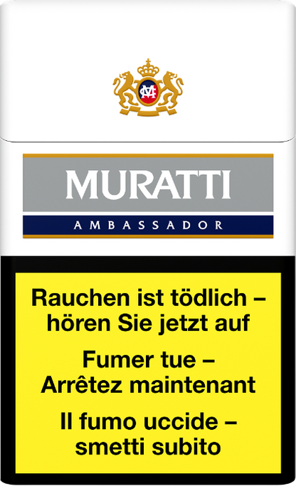 Muratti Ambassador Silver Box Zigaretten
