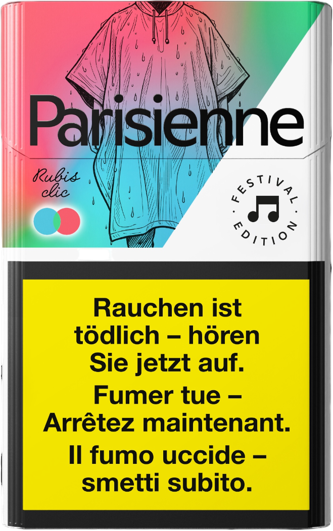 Parisienne F&s Rubis Clic Box Festival Edition Zigaretten