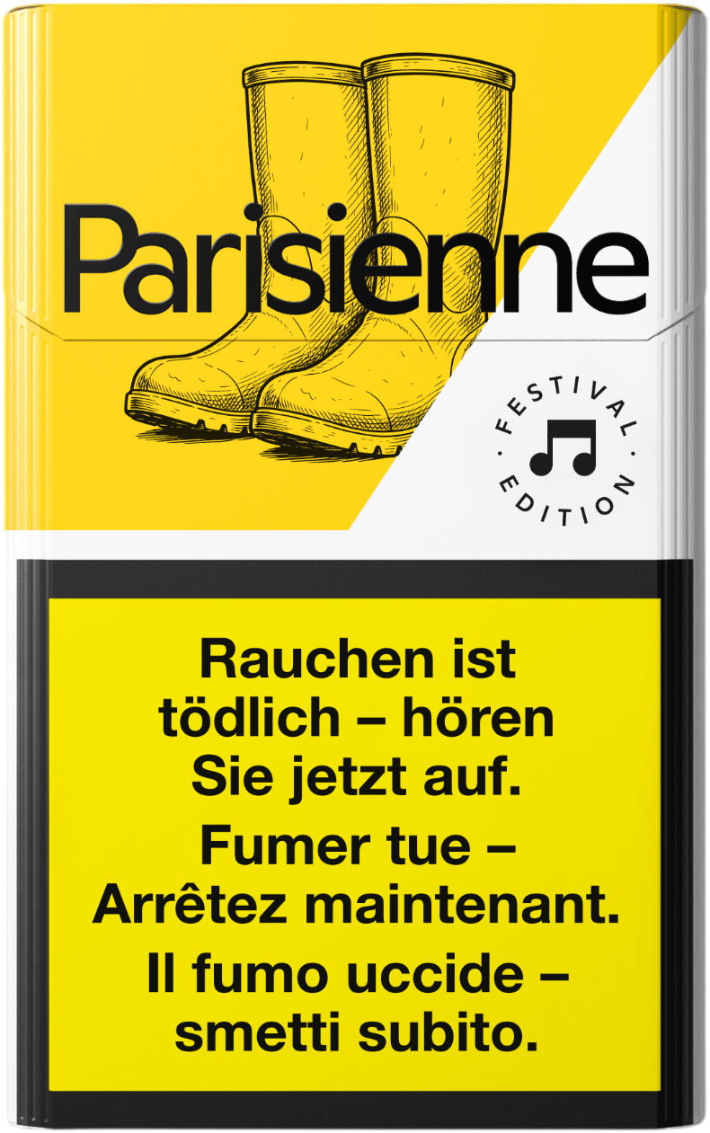 Parisienne Jaune Box Festival Edition Zigaretten