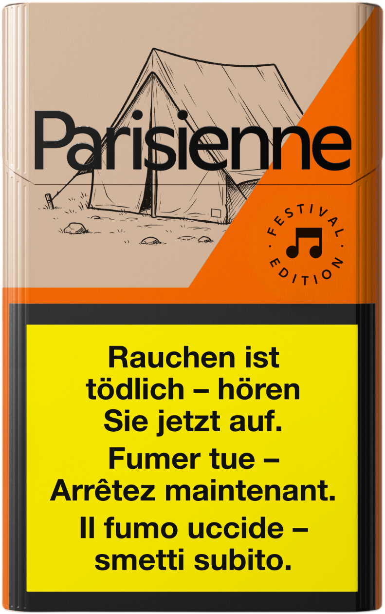 Parisienne Orange Ohne Box Festival Edition Zigaretten
