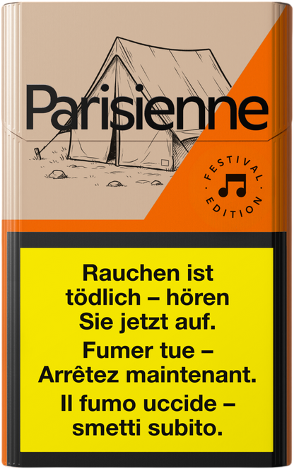 Parisienne Orange Ohne Box Festival Edition Zigaretten