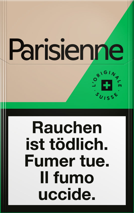 Parisienne Verte Ohne Box Zigaretten