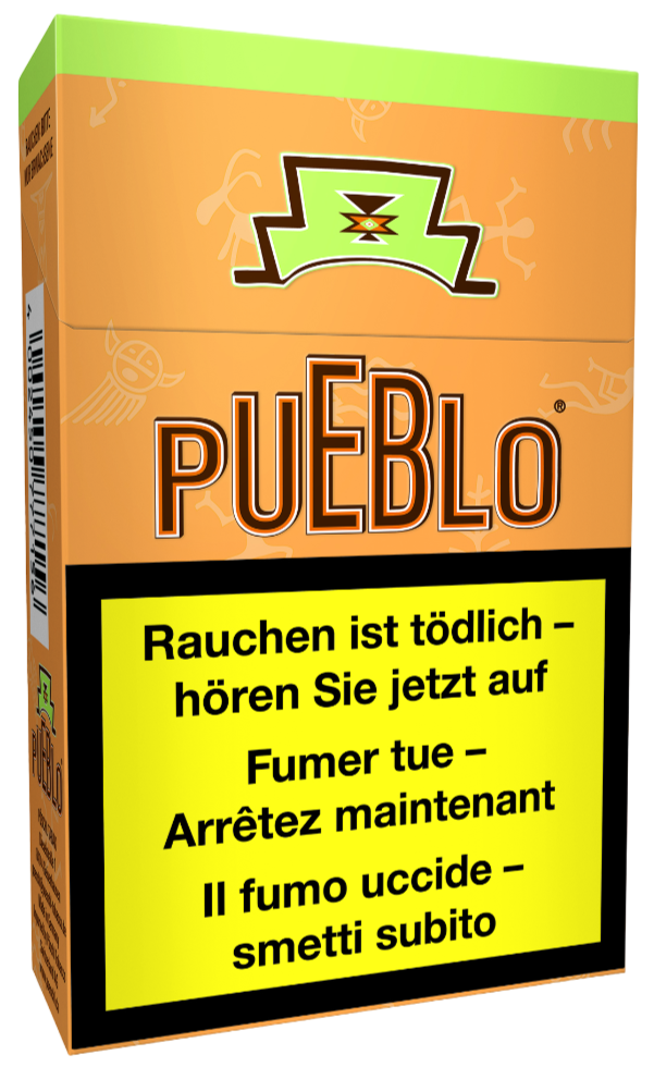 Pueblo Orange Zigarettenbox