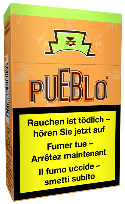 Pueblo Orange Zigarettenbox
