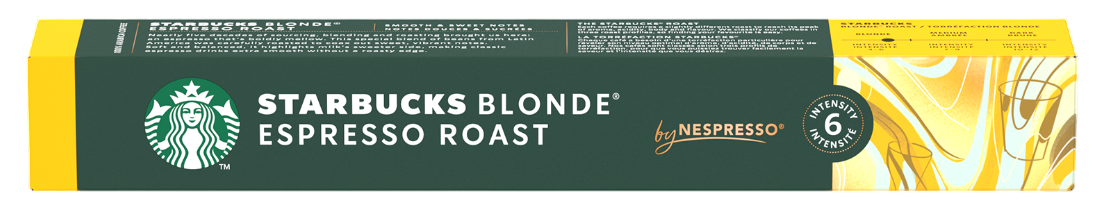 Starbucks Blonde Espresso Kaffeekapseln by Nespresso