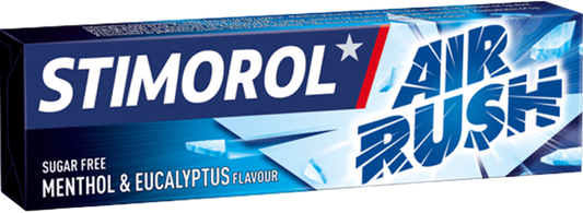 Stimorol Kaugummis Air Rush Menthol&Eucalyptus 14g