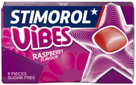 Stimorol Kaugummis Vibes Raspberry 21g