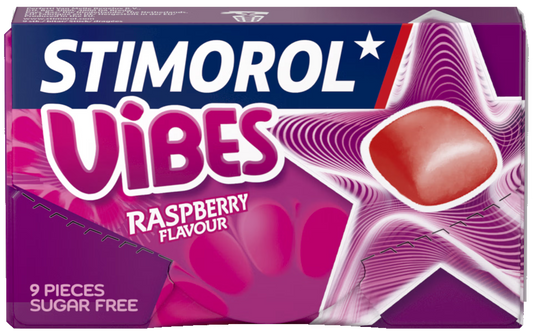 Stimorol Kaugummis Vibes Raspberry 21g
