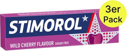 Stimorol Kaugummis Wild Cherry 3x14g Vorteilspack