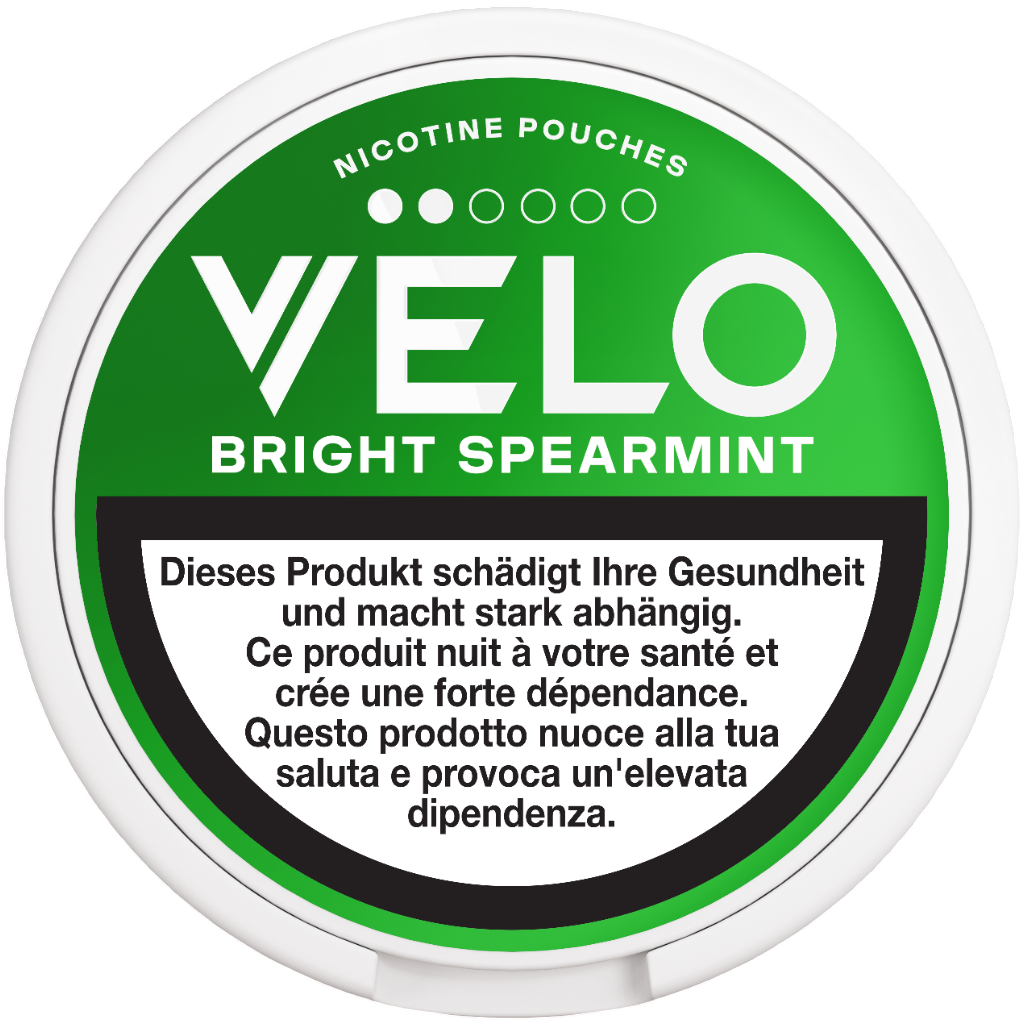 VELO Bright Spearmint 6mg Nicotine Pouches