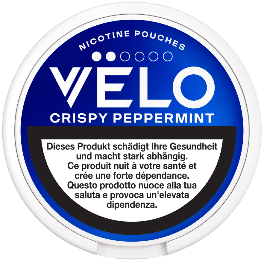 VELO Crispy Peppermint Mini 6mg Nicotine Pouches