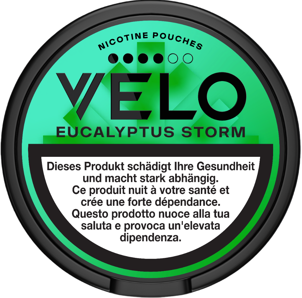 VELO Eucalyptus Storm Intense 11mg Nicotine Pouches