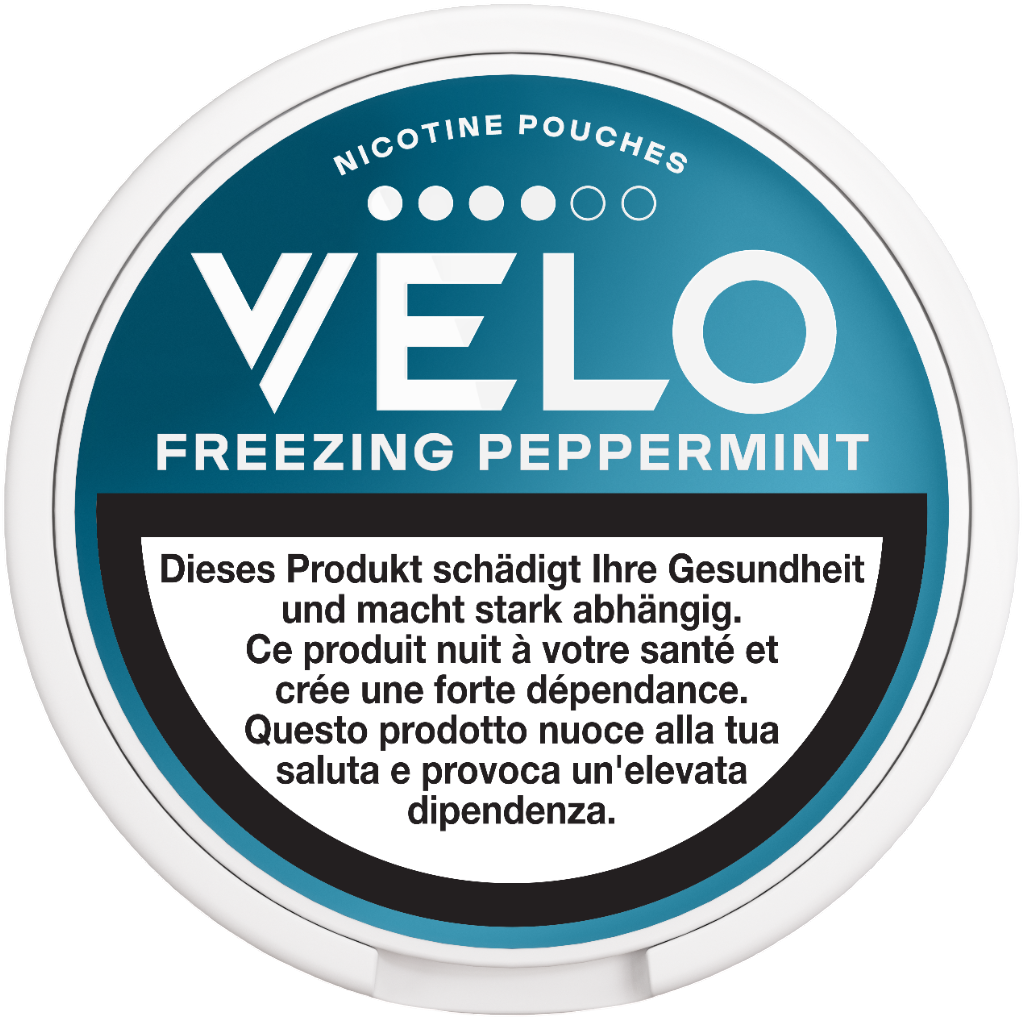 VELO Freezing Peppermint 10.9mg Nicotine Pouches