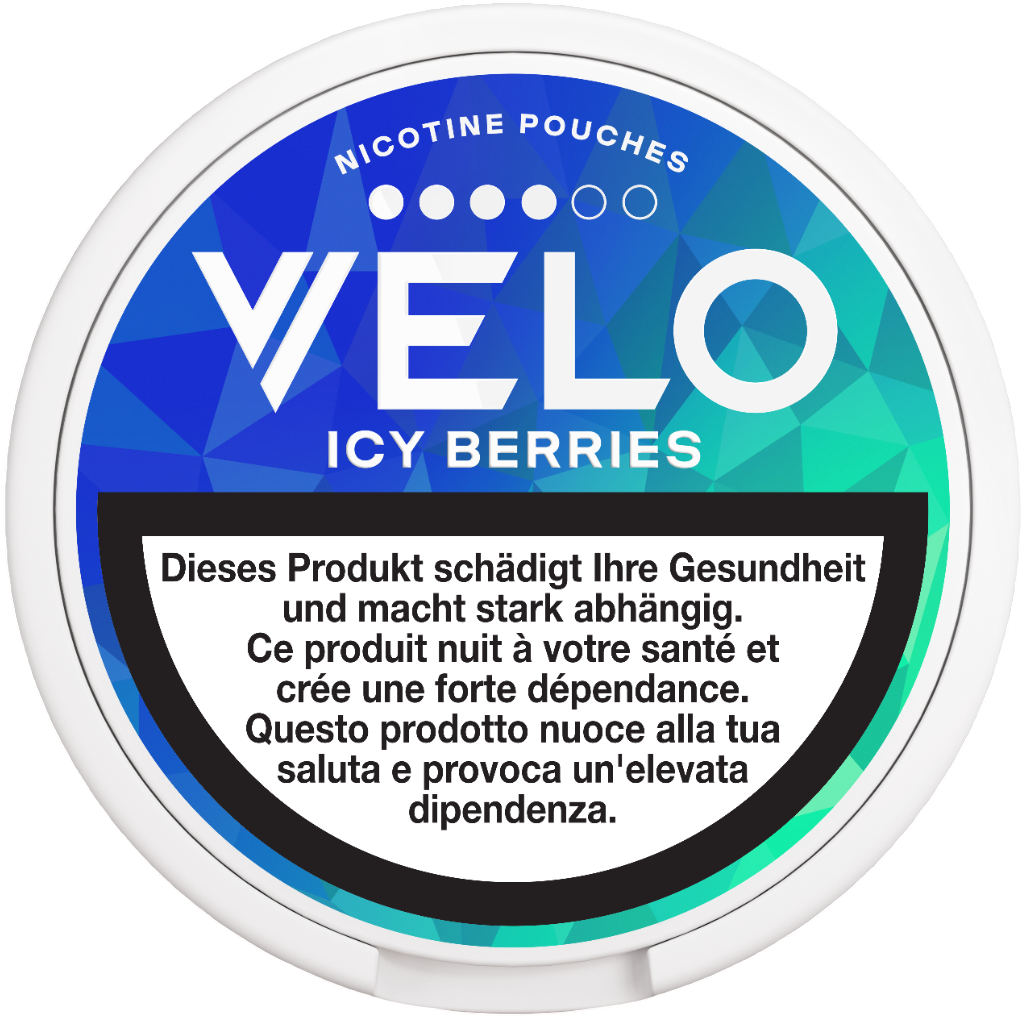 VELO Icy Berries 10.9mg Nicotine Pouches