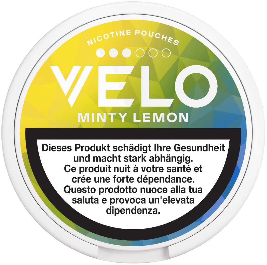 VELO Minty Lemon 8mg Nicotine Pouches