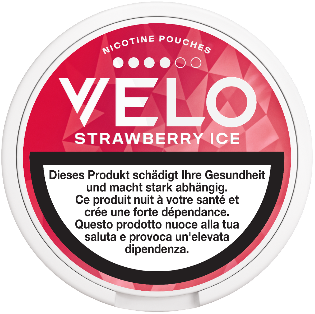 VELO Strawberry Ice 10.9mg Nicotine Pouches