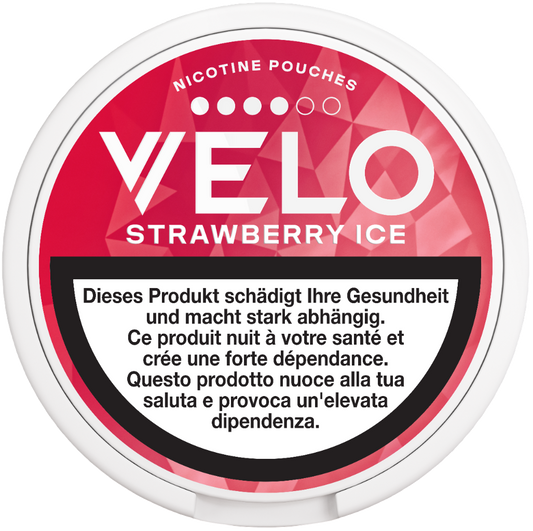 VELO Strawberry Ice 10.9mg Nicotine Pouches
