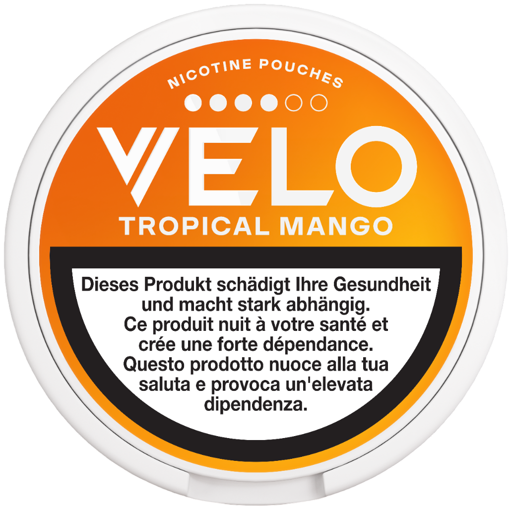 VELO Tropical Mango 10.9mg Nicotine Pouches