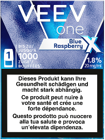 Veev One Blue Raspberry Extra Pod 20mg E-Zigaretten Liquids