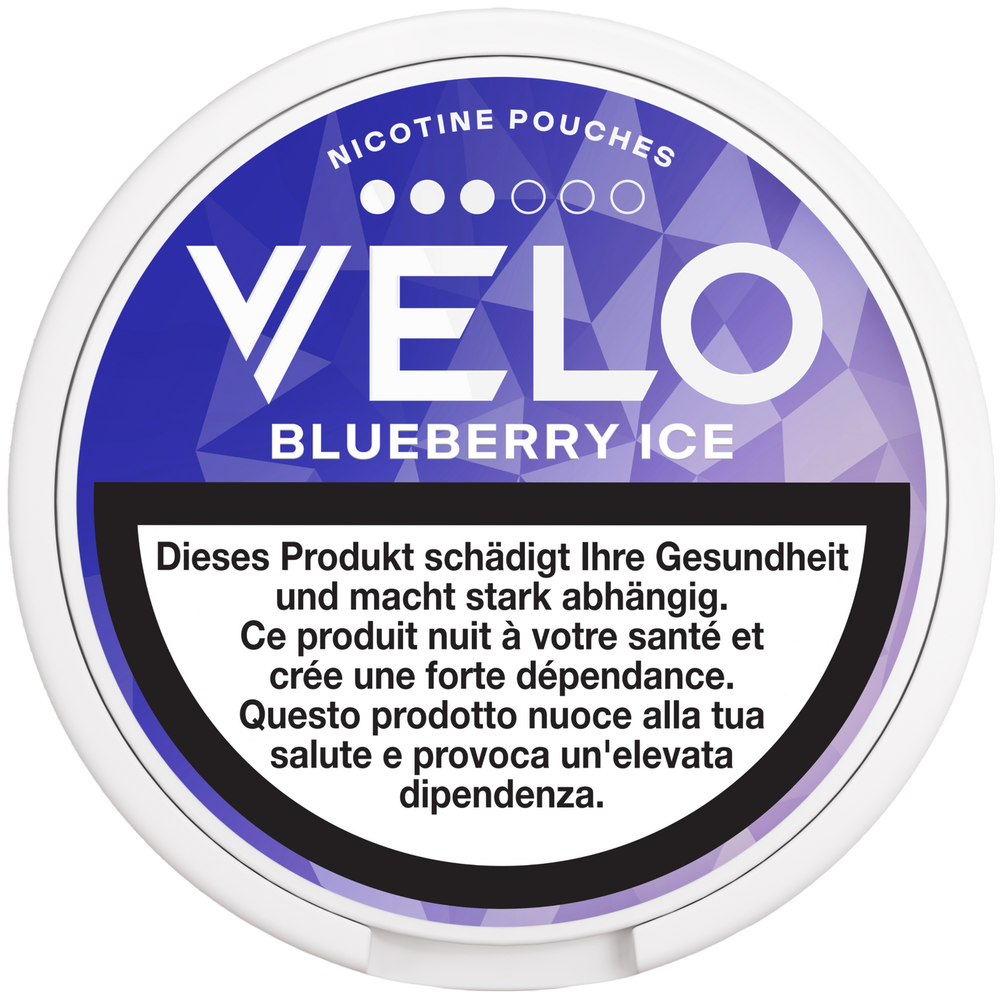 Velo Blueberry Ice 10mg Nicotine Pouches
