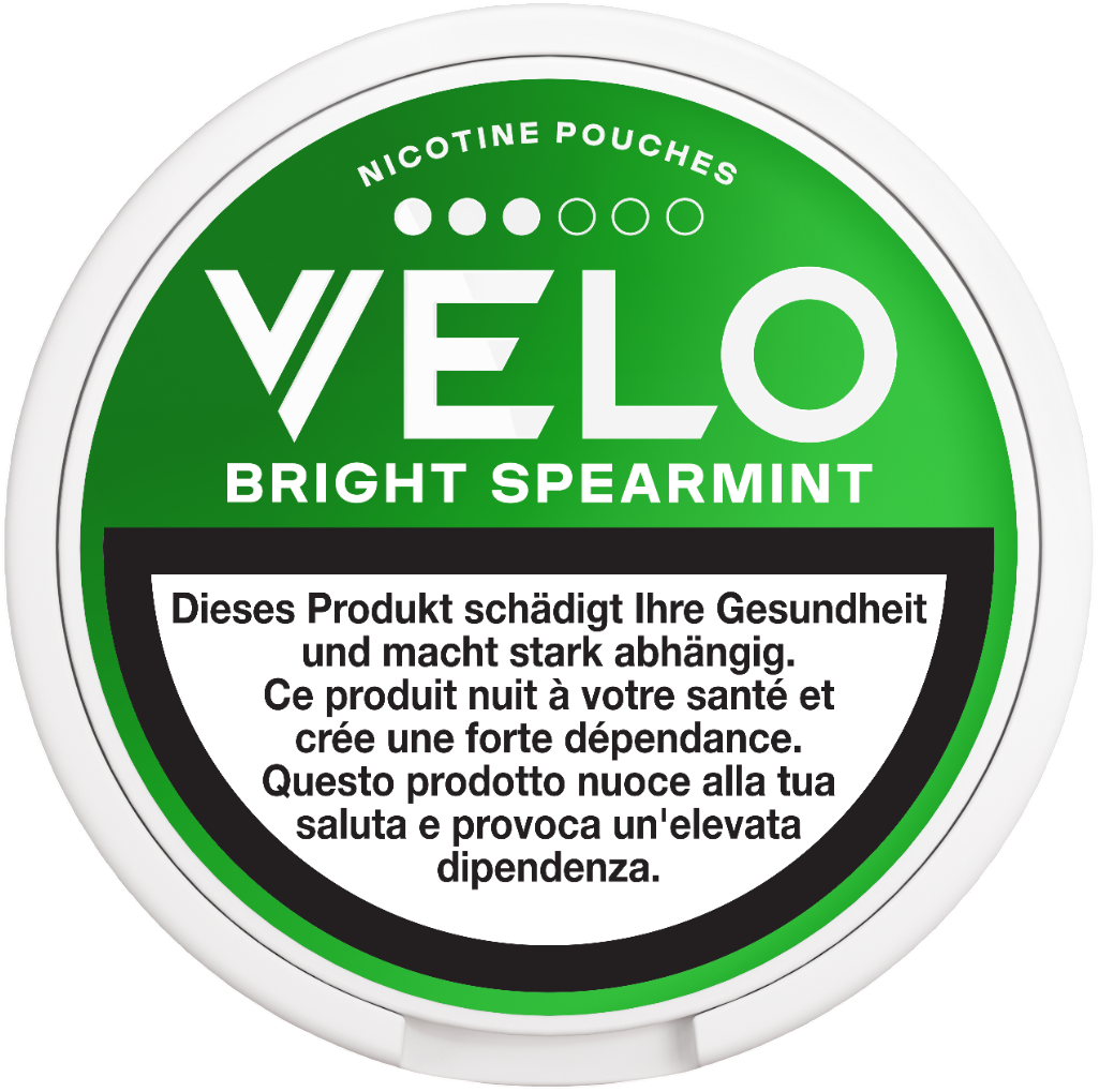 Velo Bright Spearmint 10mg Nicotine Pouches