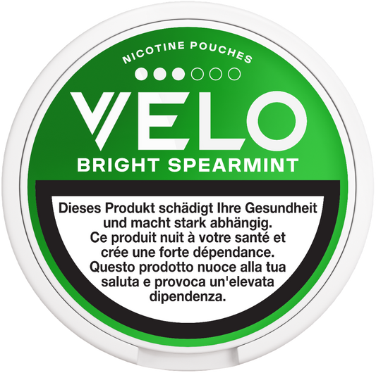 Velo Bright Spearmint 10mg Nicotine Pouches