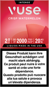 Vuse Pod Crisp Watermelon 20mg 2pods E-Zigaretten Liquids