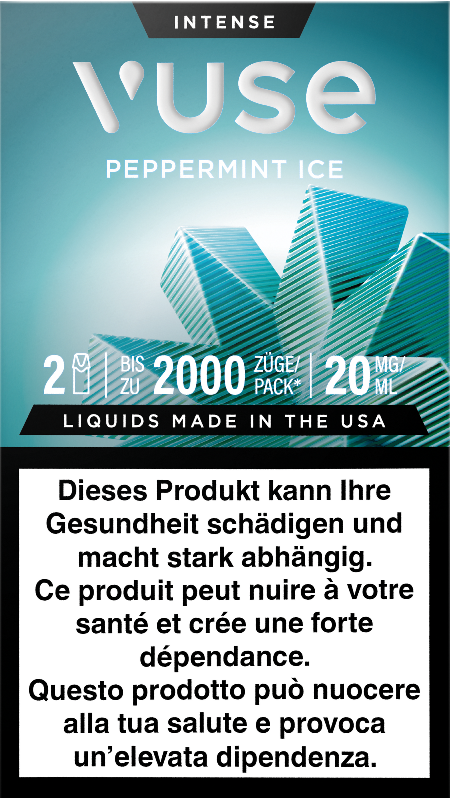 Vuse Pod Peppermint Ice 20mg 2pods E-Zigaretten