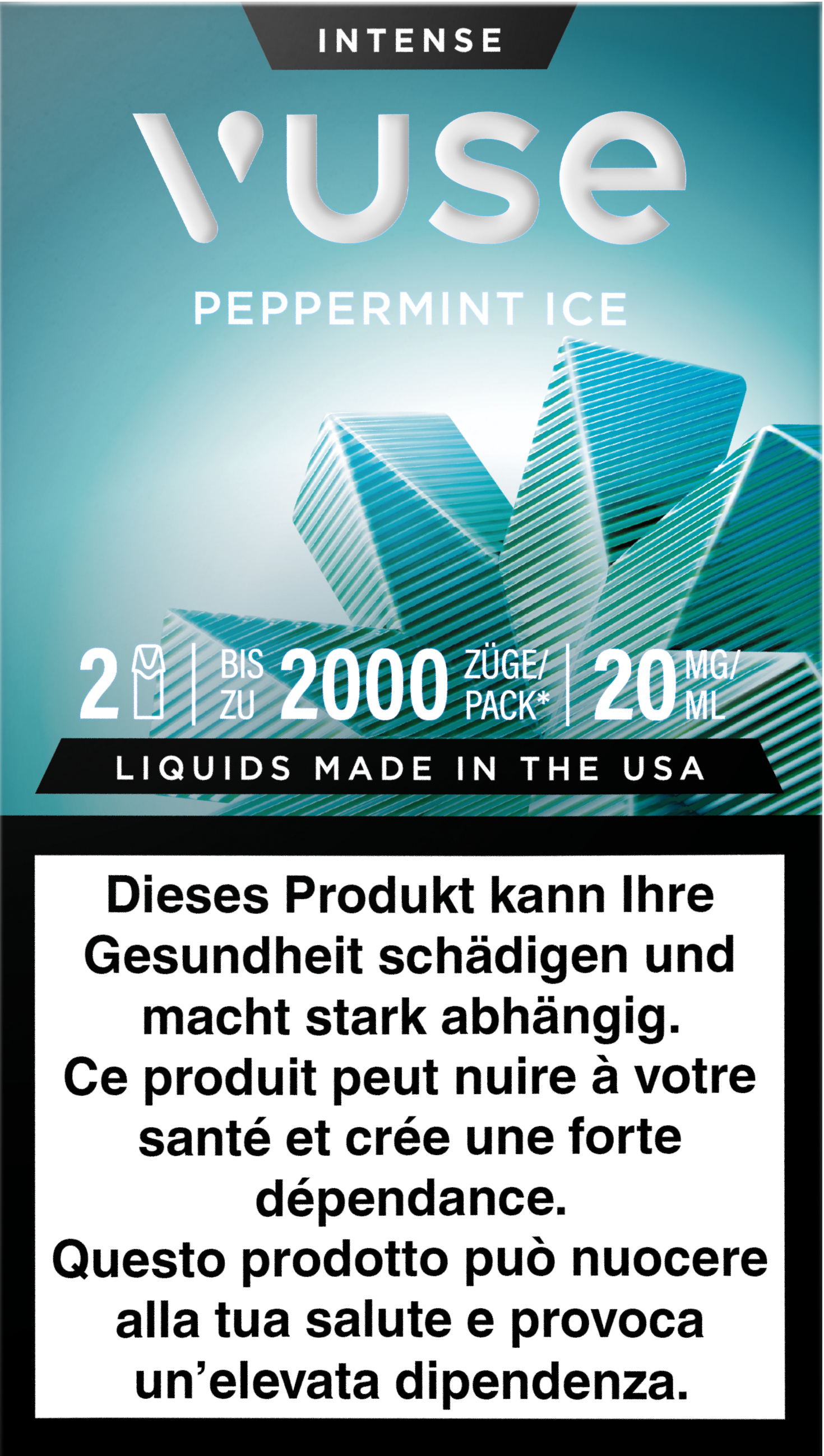 Vuse Pod Peppermint Ice 20mg 2pods E-Zigaretten