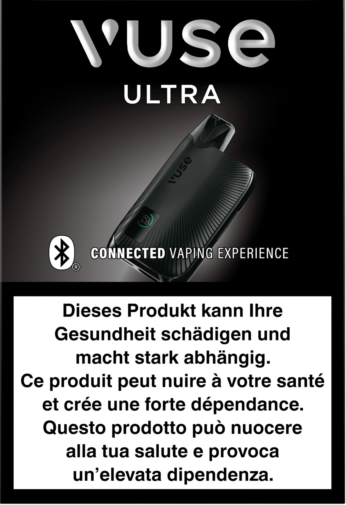 Vuse Ultra Device Kit Black wiederaufladbare E-Zigarette