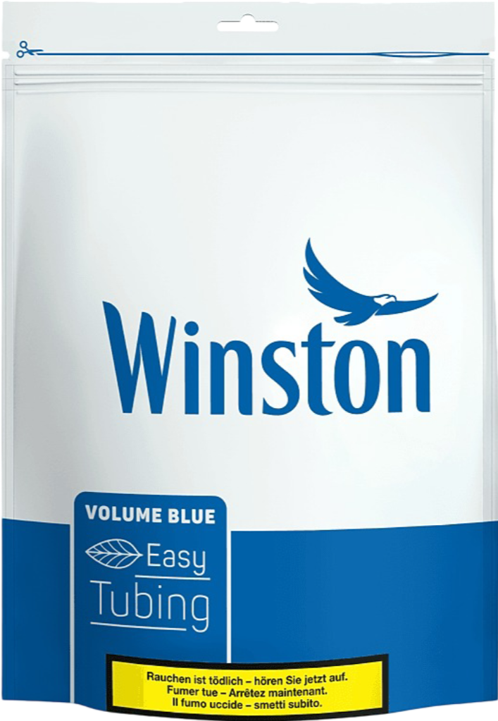Winston Blue Hvt Stand-up Pouch Bag 145g Tabak
