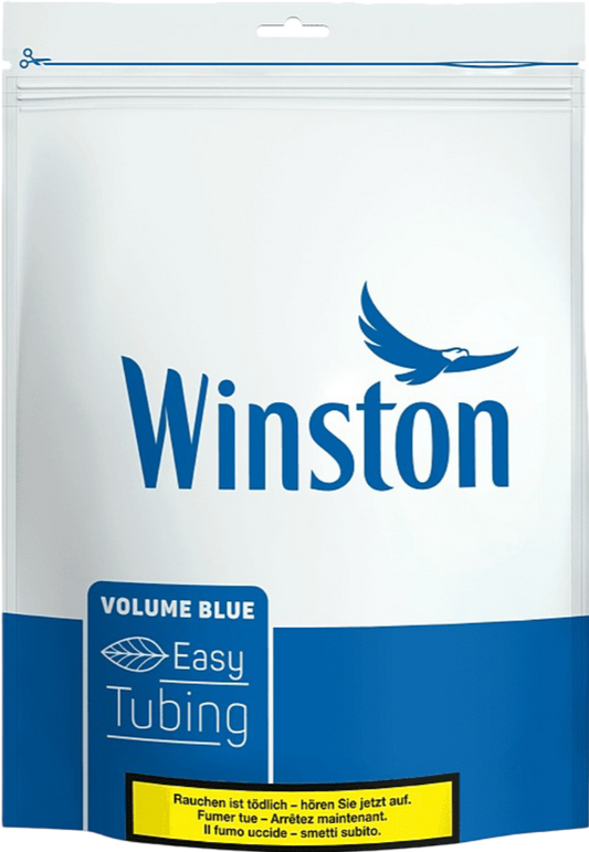Winston Blue Hvt Stand-up Pouch Bag 145g Tabak