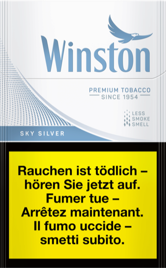 Winston Sky Silver Box LEP Zigaretten