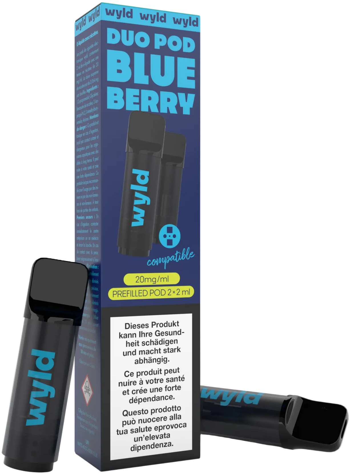 Wyld Blueberry 2pods 2ml E-Zigaretten