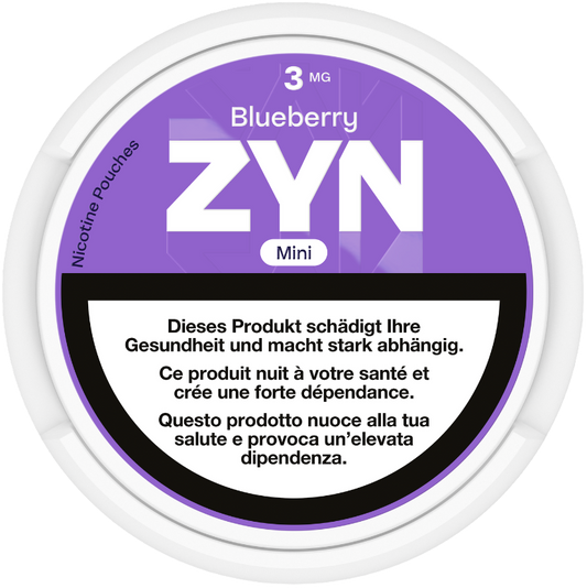 ZYN Mini Blueberry 3mg Nicotine Pouches