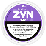 ZYN Mini Blueberry 6mg Front Nicotine Pouches