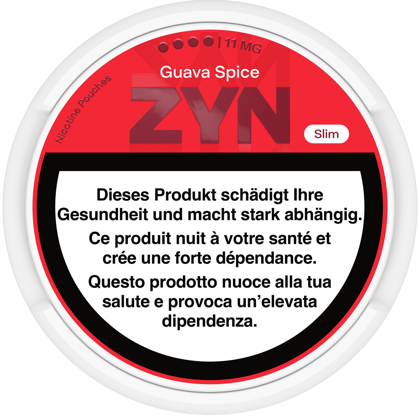 Zyn Chili Guava Slim X-Strong 11mg Nicotine Pouches & Snus 
