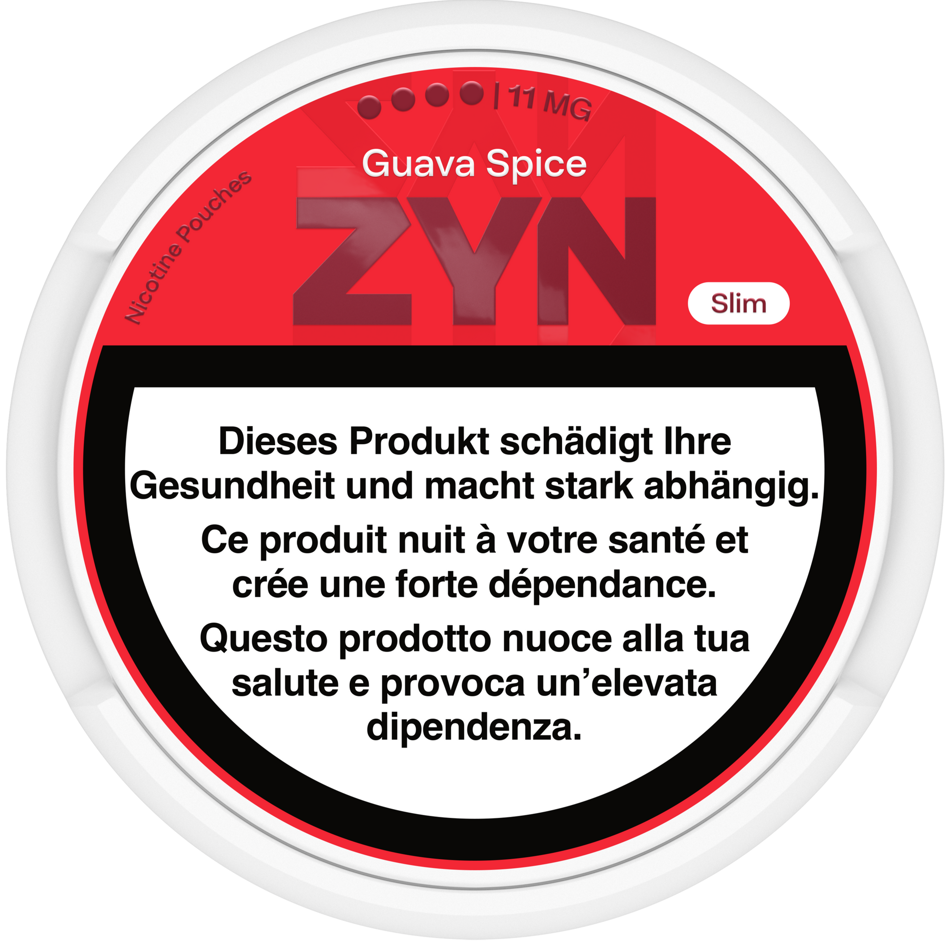 Zyn Chili Guava Slim X-Strong 11mg Nicotine Pouches & Snus 
